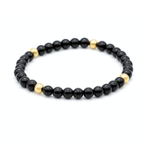 Elegant minimalist onyx bracelet for men by ålfabeads